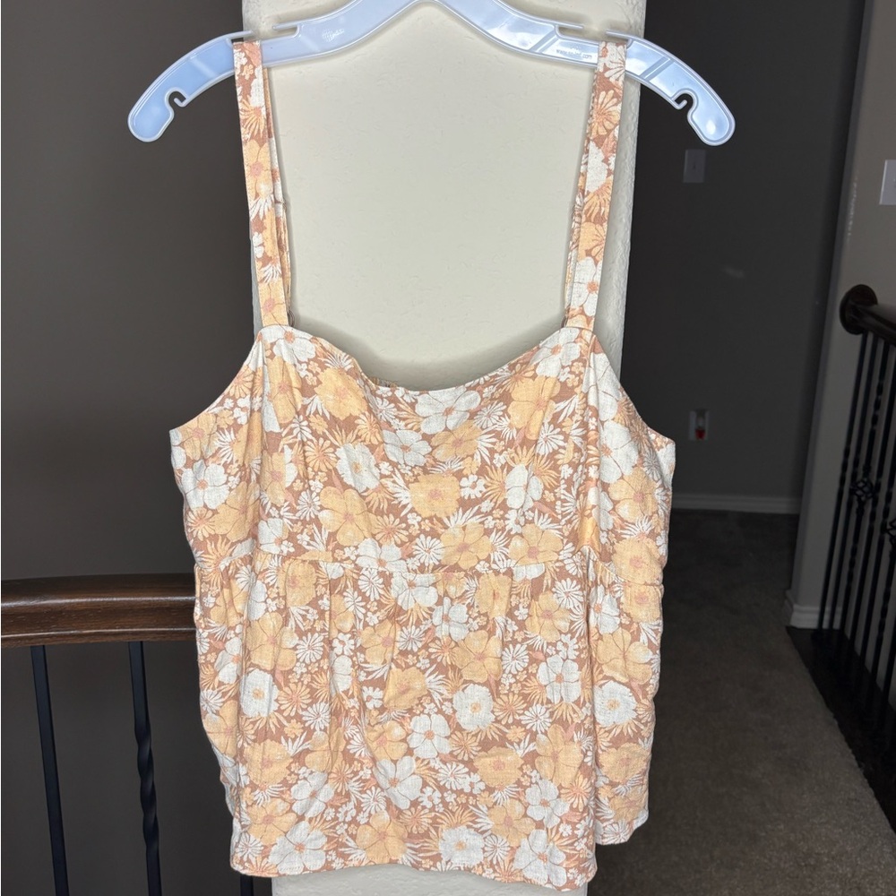 Gentle Fawn Style #MGF2205-2727 Peach Tank Top Size 1X NEW